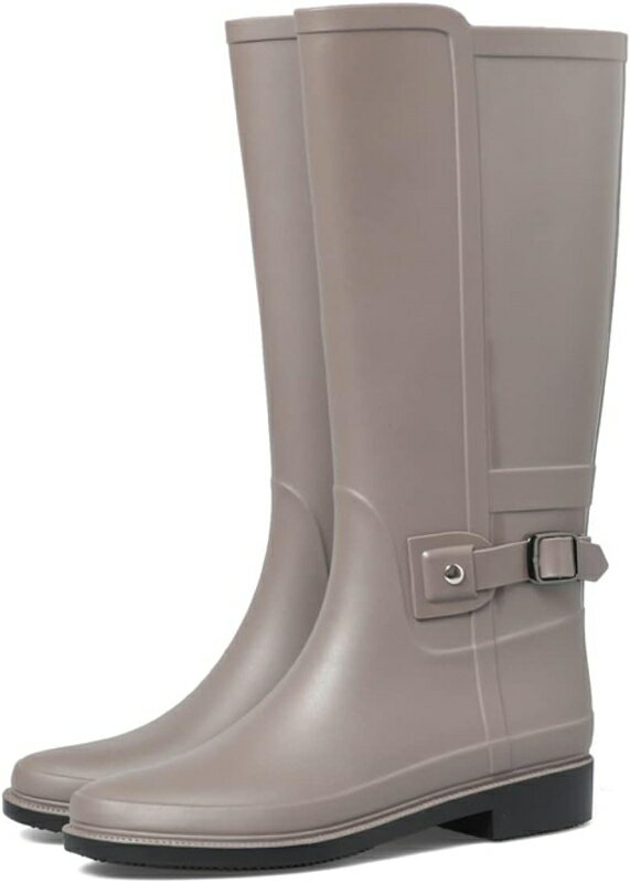 レディース レインブーツ ロング 長靴 雨靴 オシャレ レインシューズ 黒 シンプル 完全防水 ロングブーツ 撥水 防風 梅雨対策 おしゃれ きれいめ ファッション 大雨 ブーツ 女性ブーツ 大きいサ