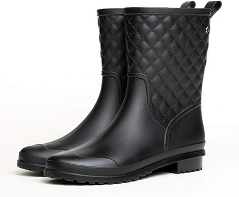 レディース レインシューズ 梅雨対策 レインブーツ カワイイ オシャレ 防水 シューズ バードウォッチン..