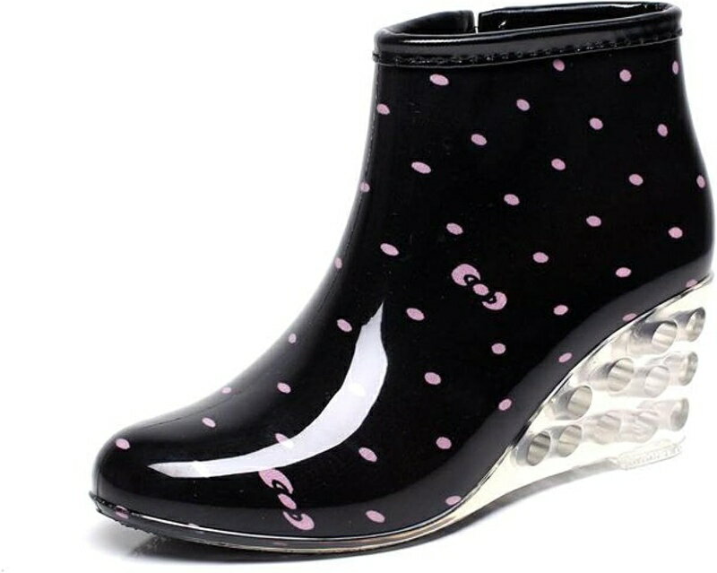 レインブーツ レインシューズ レディース かわいい ショート 雨靴 梅雨対策 カジュアル サイドファスナー アウトドア 台風 レイングッズ 防水 滑り止め 軽量 通勤 通学スポーツ プレゼント ウェッ