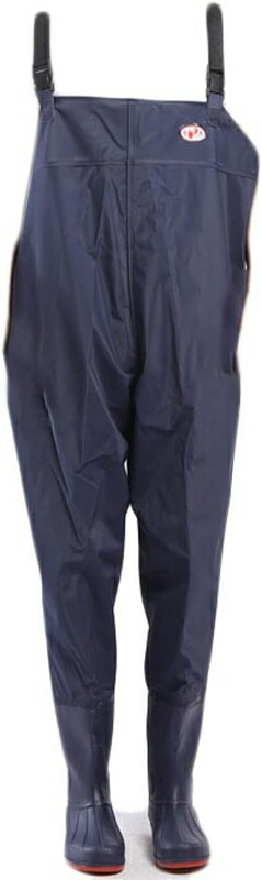 ウェーダー 防水 チェストハイウェーダー 釣り用スーツ 簡単着脱 防水ズボン 長靴 怪我防止 厚底ソール..