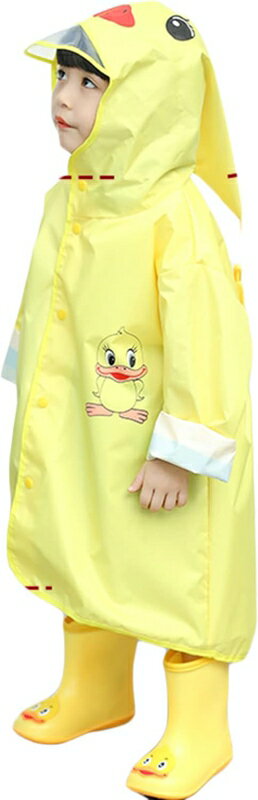 透明バイザー付き キッズレインコート レインポンチョ レインウェア 子供用 入学 入園 小学生 防水 かわいい レインスーツ 自転車 おしゃれ 雨具 合羽 カッパ 通学 移動教室 運動会 遠足 林間