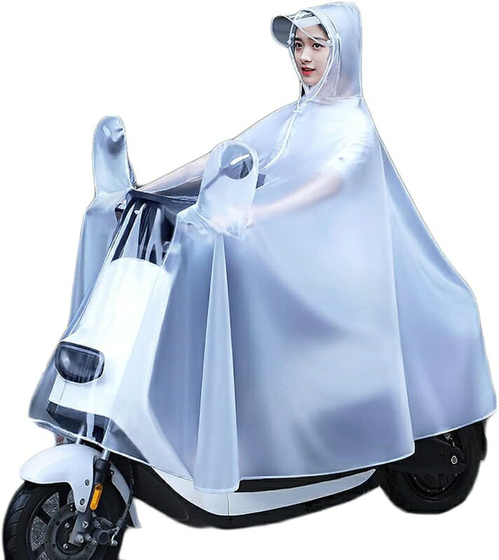 カラーレインコート 自転車 袖あり ロング丈 リュック 通勤 通学 レインポンチョ バイク レディース レインコート メンズ レインウェア 雨具 防風防水 自転車用 ロングレインポンチョ 雨合羽 雨