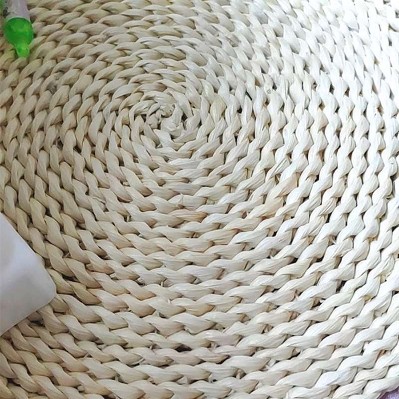 座布団 座ぶとん 円形 オシャレ 大きい 椅子用座布団 筵パッド 天然い草 クッション 夏用 30x30cm 和モダン 在宅勤務 おうち時間 筵パッド カラー オフィスワーク 50x50cm 厚い 低