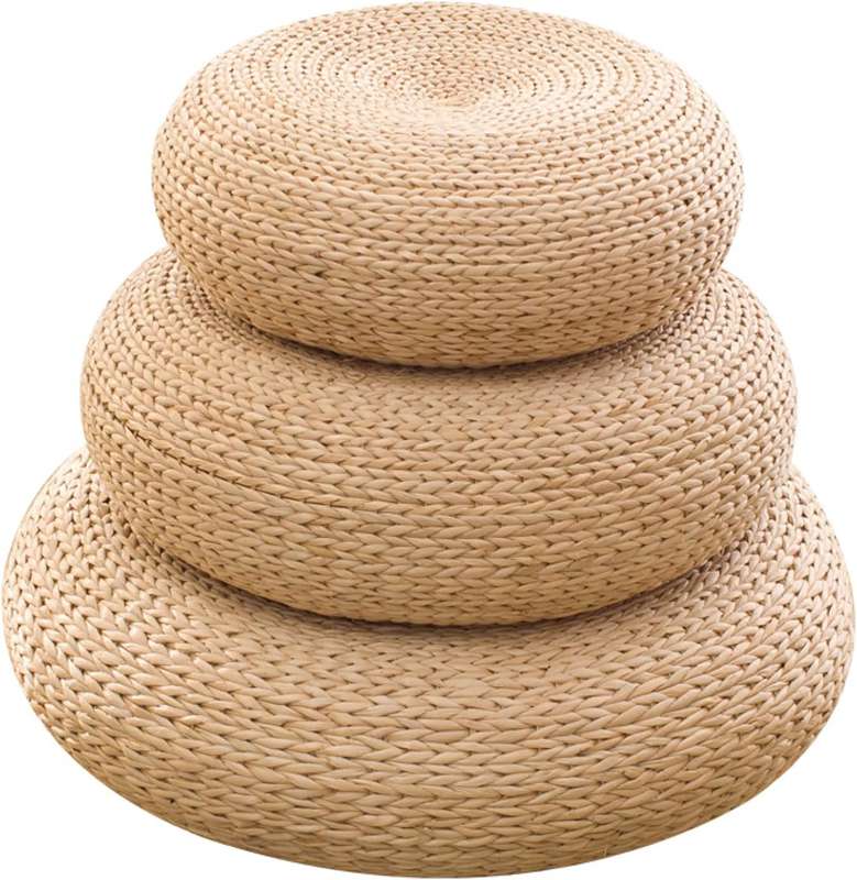 座布団 ざぶとん 大きめ ラウンド フロアクッション 筵パッド ウィンドウクッション おしゃれ 厚い 40x17cm 天然い草 圧力を和らげ 座り心地いい カラー お尻に優しい ダイニングチェア タタ