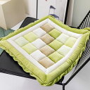 シートクッション 無地 グリーン 50x50cm シンプル 座布団 椅子用クッション 快適 座り心地いい 柔らかい 体圧分散 通気性 滑りにくい 長持ち 車用 ...