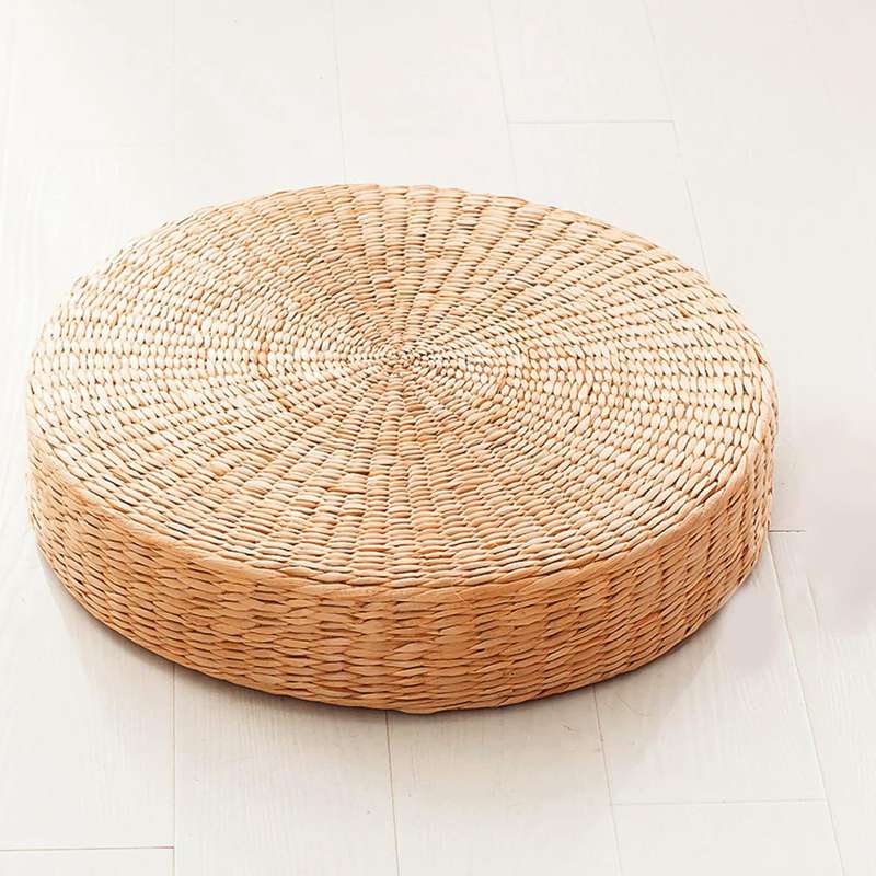 座布団 ざぶとん 円 モダン 低反発 クッション ラウンドクッション 天然い草 カラー 椅子用クッション ..