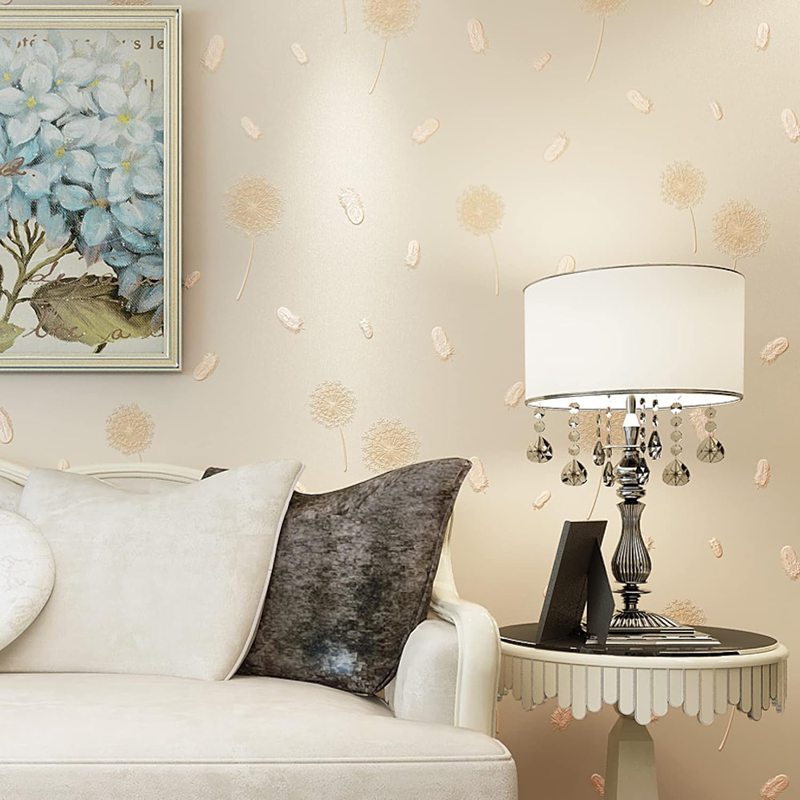 壁紙シール はがせる おしゃれ 花柄 リメイクシート 53CMx3M 厚手壁紙 無地 マットタイプ ツヤなし はがせるタイプ DIY 模様替え ウォールステッカー おしゃれ カフェ風 のり付き 防水