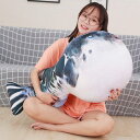 ぬいぐるみ ふぐ 抱き枕 昼寝クッション 縫いぐるみ 癒し 動物 可愛い かわいい 柔らかい 海洋生物の人形枕 のためのギフト 100cm 20cm リアル プ...