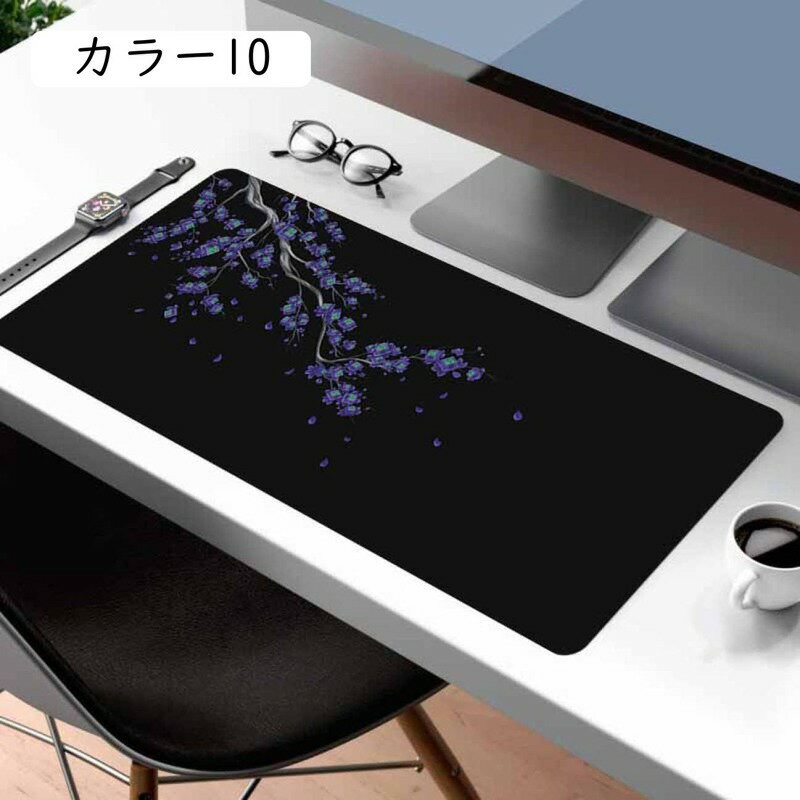 ゲーミングマウスパッド 大型 ゲーミングマウスパッド カラー デスクマット マウスパッド カラフル 中華風 花柄 マウスパッド ゲーミング 大型 キーボードパッド 光学式 防水 700x300x3m