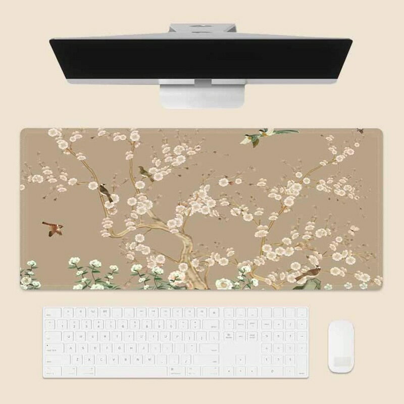 中華風 マウスパッド ゲーミングマウスパッド キーボードパッド 大型 防水防塵 耐久性に ズレない 水洗い 3mm 4mm 光学式マウス ゲーム オフィスに適用 多用途テーブルマット 570x330