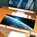 デスクマット 超大型 マウスマット ゲーミングマウスパッド 防水性 カラー 耐油性 キーボードマット 宇宙柄 デスクパッド PC机 マット 光学式マウス対応 ノ...