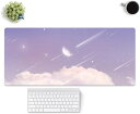 デスクマット PUレザー カラー 星空 両面使える 大判 デスクパッド 防水 傷 汚れ防止 滑り止め ゲーミングマウスパッド マウス対応 570x330mm 学習机 事務 オフィス用品 おしゃれ かわ