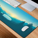 デスクマット アートデザイン 300x600x2mm ゲーミング大型 マウスパッド 油絵柄 テーブルマット デスク保護マット 超大型 ゲーミング ゴムマウスパッ...