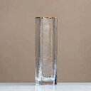 フラワーベース ガラス クリア 花器 花瓶 大きな花瓶 ホワイト 一輪挿し 広口 モダン 水耕栽培 造花 インテリア シンプル おしゃれ インテリア飾り 玄関 グレー 25cm 花びん かびん エレガ(3)