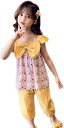 キッズ服 tシャツ ハーフパンツ セット 子供 女の子 ノースリーブ ノーカラー トップス 無地 上下セット 子供服 セットアップ タンクトップ 短パン 可愛い...