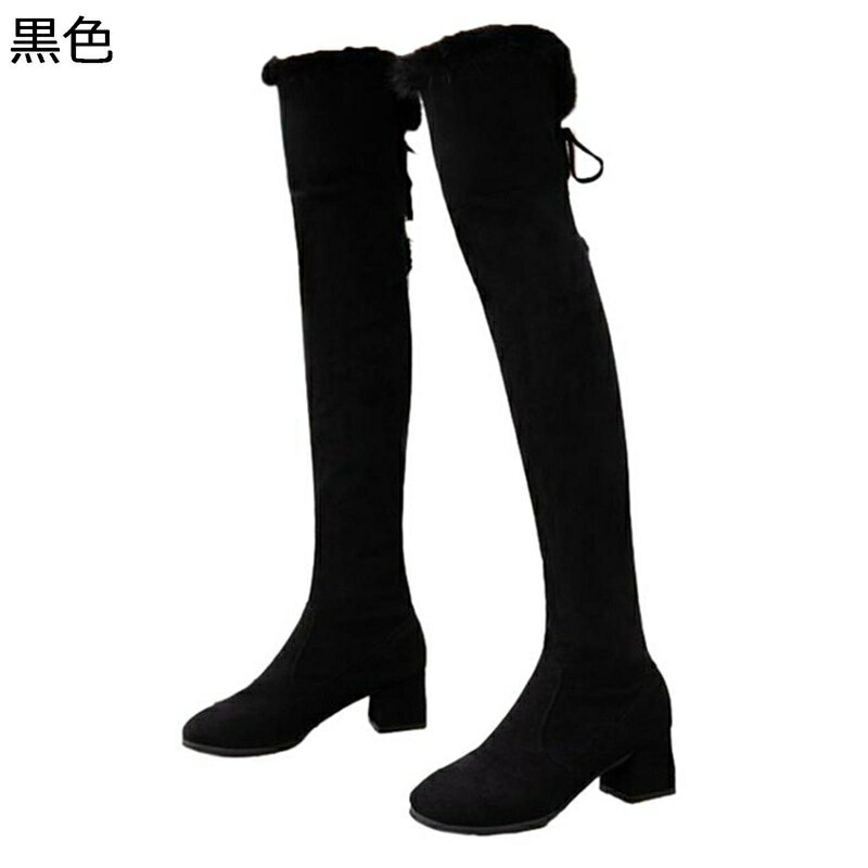 ロングブーツ オーバーニーハイブーツ ハイヒール レディース 秋冬 スエード 粗いかかと 落ちない 脱げない 長ブーツ 長靴 ファッション セクシー 美脚 防水 履きやすい 細見え