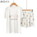 パジャマ 半袖 Tシャツ レディース 短パン ハーフパンツ モダール ルームウェア かわいい 夏用 ひんやり 薄手 ストレッチ プルオーバープル かわいい 寝巻き 上下セット 快適 吸汗 通気 ソフト 便利服 敏感肌