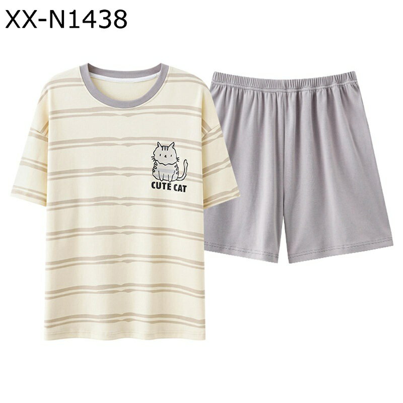 レディース パジャマ 半袖 短パン Tシャツ 綿100 寝巻き ルームウェア カジュアル 大きいサイズ 寝間着 夏用 部屋着 ハーフパンツ 上下セット ボーダー柄 プルオーバープル 通気 吸湿 便利服 快眠 春 夏 秋