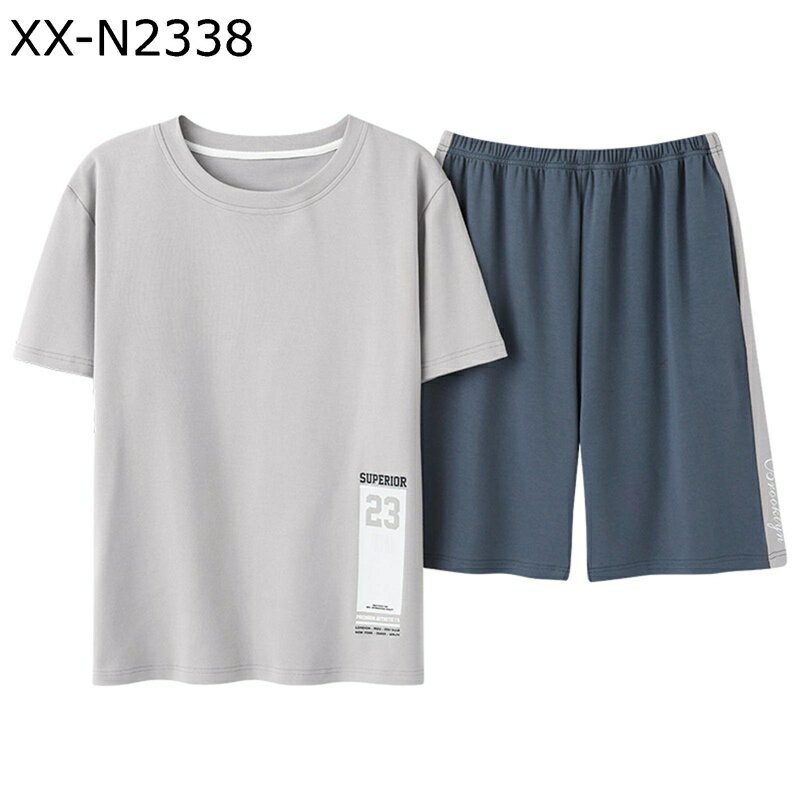 メンズ パジャマ 半袖 ルームウェア Tシャツ 寝巻き 二点セット 大きいサイズ ハーフパンツ ラウンドネック プルオーバープル 短パン シンプル 部屋着 快適 吸汗 通気 便利服 敏感肌 春 夏 秋 ナイトウェア