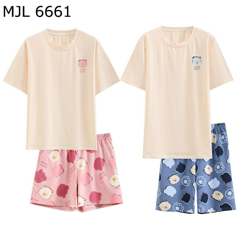 楽天parte1ペアパジャマ Tシャツ 半袖 寝巻き 綿100％ パジャマ ペアルック レディース パジャマ メンズ ナイトウェア 夏 カップル お揃い 半袖 ペア 部屋着 ルームウェア 結婚祝い 贈り物 プレゼント 大きいサイズ