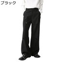 イージーパンツ ダメージ加工 ストレート ガウチョパンツ ジュアル おしゃれ ハイストリート スラックス スーツパンツ ストリートファション ジュニア デザイン性 ロングパンツ ワイド ルーズ 無地 春 夏