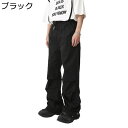 カーゴパンツ メンズ 春 夏 ヒップホップ ワイドパンツ ルーズ ハイストリート マルチポケット バギー ウエストゴム紐 ロングパンツ ストレート モード系 裾...