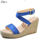 サンダル レディース ハイヒール クロスストラップ レオパード柄 8cm オープントゥ 歩きやすい 疲れない おしゃれ ファッションサンダル 美脚 ウェッジソー...