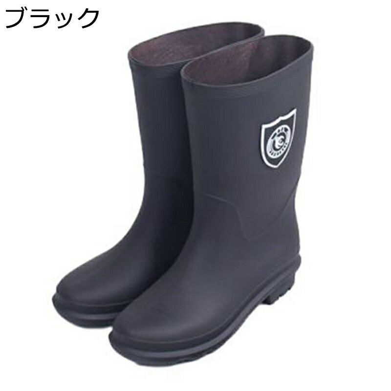 大きいサイズ レインブーツ メンズ レディース ミドル丈 ショートブーツ ロングブーツ スリッポン 滑り止め 雨の日 梅雨対策 台風対策 晴雨兼用 生活防水 防滑 春夏秋冬 レインシューズ 防水ブーツ PVC