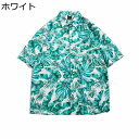 アロハシャツ メンズ ビーチシャツ 半袖 開襟シャツ ハワイ風 プリント 柄シャツ かっこいい 薄い 涼しい 汗染み防止 軽量 速乾 ゆったり カジュアル カップル 海水浴 旅行 ビーチ 青年 春夏秋用