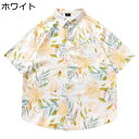 アロハシャツ ビーチシャツ メンズ 開襟シャツ ハワイ風 ゆったり カジュアル プリント 半袖 花柄シャツ い 速乾性 涼しい 柔らかい かっこいい 薄い 軽い...