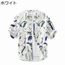 ハワイシャツ メンズ アロハシャツ 半袖 コットン 100 メンズシャツ 前開き カジュアルシャツ スクエアネック 春秋夏着 個性的 カーディガン アウター 通...