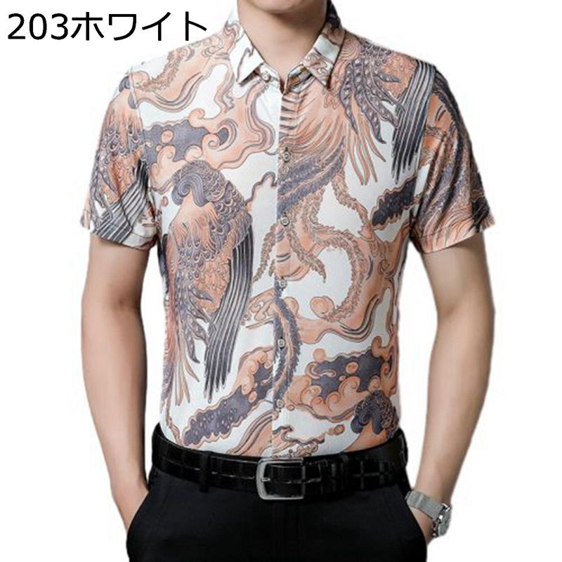 ポロシャツ M-5XL 花柄 速乾シャツ ゴルフ メンズ 半袖 ビジネスシャツ ボタンダウン Tシャツ カジュアルシャツ 四季適用 シンプル オシャレ ハワイ風 通気 速乾 耐久 薄い コンフォート 敬老の日 父の日