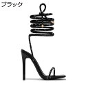 キラキラサンダル キャバサンダル ピンヒール ラインストーン ツイストストラップ クロスバンド 細めストラップ スクエアトゥ 美脚 透け感 夏 クリア ハイヒール 披露宴 結婚式 舞台 モード系