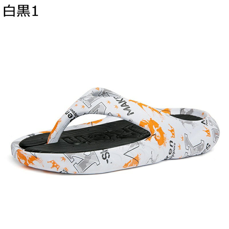 トングサンダル メンズ サンダル ビーチサンダル 鼻緒付き 韓国 おしゃれ ストリート 迷彩 EVA 歩きやすい 厚底 軽量 夏用 通気性 滑り止め 防水 静音 カジュアル