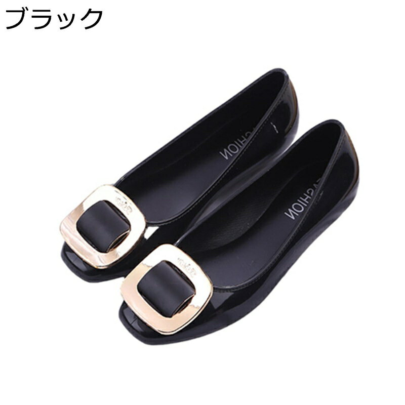 レインパンプス レディース スリッポン ローカット ローヒール リポン付き 晴雨兼用 かわいい ローヒー..