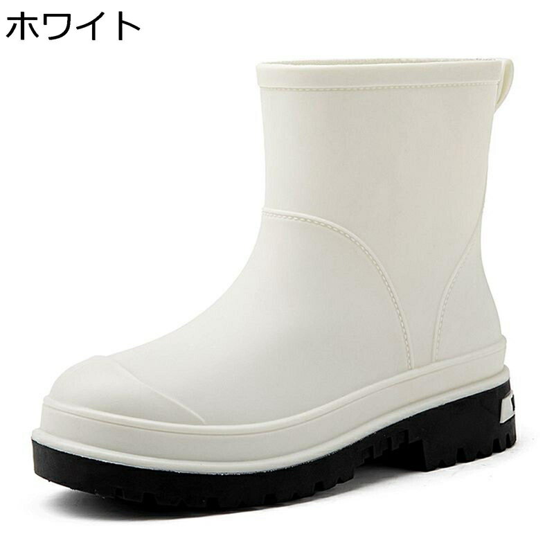 レインブーツ レディース 雨の日 スリッポン ブーツ 雨用 台風でも対応 フラット カジュアル コンフォート 脱ぎ履き便利 春夏秋 普段 レインシューズ 完全防水ブーツ 防水シューズ