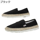 キャンバスシューズ メンズ スリッポン キャンパスシューズ フラット 綿麻 カジュアルシューズ ジュート底 春夏 帆布 エスパドリーユ デッキシューズ 清涼 おしゃれ 脱ぎ履き簡単 脱げない