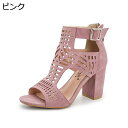 サマーブーツ 8cm サンダル ファッションサンダル レディース ハイヒール メッシュ ブーツサンダル 夏ブーツ オープントゥ サンダル カジュアル 美脚 ヒー...