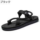 トングサンダル ビーチサンダル メンズ ビーサン 鼻緒付き 外出スリッパ ストラップ 2way マジックテープ アウトドアサンダル 春夏 軽量 さんだる トラベ...