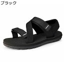 ビーチサンダル ビーサン メンズ スポサン アウトドアさんだる マジックテープ クロスストラップ 夏 大きいサイズ 軽量 韓国風 シンプル お出かけ ストリート...