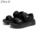 厚底 ビーチサンダル メンズ スポーツサンダル ファッション ビーサン マジックテープ 夏 ダブルストラップ 軽い 軽くて疲れにくい 摩擦に強い ソフトボトム ...