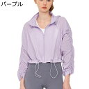 日焼け止め服 ラッシュガード レディース アウトドア スポーツ ジャンパー ショート丈 フード付き 夏 UVカット 紫外線対策 薄手 トップス UPF50+ 通気 軽量 おしゃれ