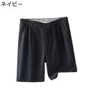 夏 スラックス ショーツ メンズ スーツパンツ ワンタック ショットパンツ 5分丈 中高年 ビジネスカジュアル 短パン 高齢者 大きいサイズ ゆったり 薄手 通気 ハーフパンツ 紳士 ゴルフ 通勤(4)