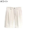 ショーツ スラックス スーツパンツ ワンタック 5分丈 薄手 通気 夏 ストレート ゴルフウェア ストレッチ 細身 フィット 大きいサイズ 紳士用 短パン ビジネスカジュアル 蒸れにくい