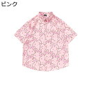 ハワイシャツ アロハシャツ メンズ レディース ウサギ柄 漫画風 ビーチシャツ 半袖 夏用 開襟 薄い かわいい兎 軽量 吸水速乾 日焼け止め ワイド カジュア...