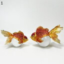 金魚 水晶玉 無色透明 クリスタルボール 水晶球 風水 招財 繁栄 商売繁盛 人工 溶錬 浄化 開運 お守り 開運祈願 インテリア 風水グッズ パワーストーン ...