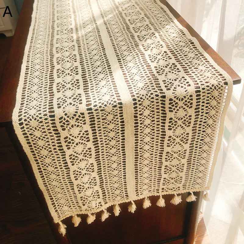 おしゃれテーブルランナー かぎ針編み 田園風 良い手触り 簡約 インテリア ヴィンテージ クロス テーブルセンター テーブルカバー リビング おもてなし キッチン用品 装飾 新居祝い 喫茶店 カフェ