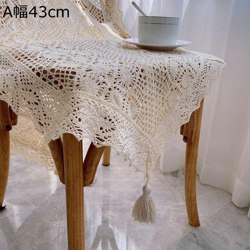 かぎ針編み テーブルランナー テーブルセンター クロス 簡約 ヴィンテージ 雰囲気アップ インテリア 茶卓装飾 良い手触り おもてなし きれい ファッション テレビ・キャビネットマット トップカバー