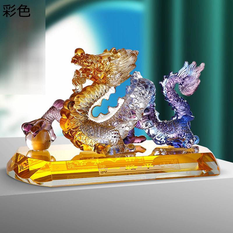 龍の置物 辰 たつ 竜 幸運 クリスタル 金運アップ 風水グッズ パフューム 龍神様 ドラゴン縁起物 厄除け お守り オブジェ 開運祈願 招福 開運厄除 車飾り...