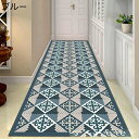 廊下マット 廊下用カーペット ホテル 幾何学柄 ペット 犬マット 滑り止め 廊下敷き 階段マット 玄関マット ドアマット 泥除け ロングマット ホテル 自宅用 洗える 耐摩耗性 足拭きマット 店舗
